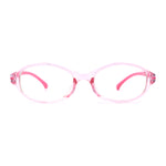 Kids Narrow Oval Plastic 100% Blue Light Flitering Computer Glasses