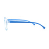 Child Size Round Thin Plastic 100% Blue Light Flitering Computer Glasses