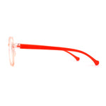 Child Size Round Thin Plastic 100% Blue Light Flitering Computer Glasses