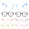 Child Size Round Thin Plastic 100% Blue Light Flitering Computer Glasses