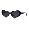 Retro Trendy Hippie Heart Shape Plastic Sunglasses