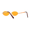 Hippie Pimp Color Lens Oval Rimless Retro Funky Sunglasses