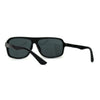 Mens Rectangular Plastic 90s Racer Sport Sunglasses