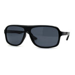 Mens Rectangular Plastic 90s Racer Sport Sunglasses