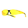 Mens ANSI Z87.1+ Sport Warp Around Safety Glasses