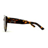 Womens Squared Designer Plastic Butterfly Chic Sunglasses