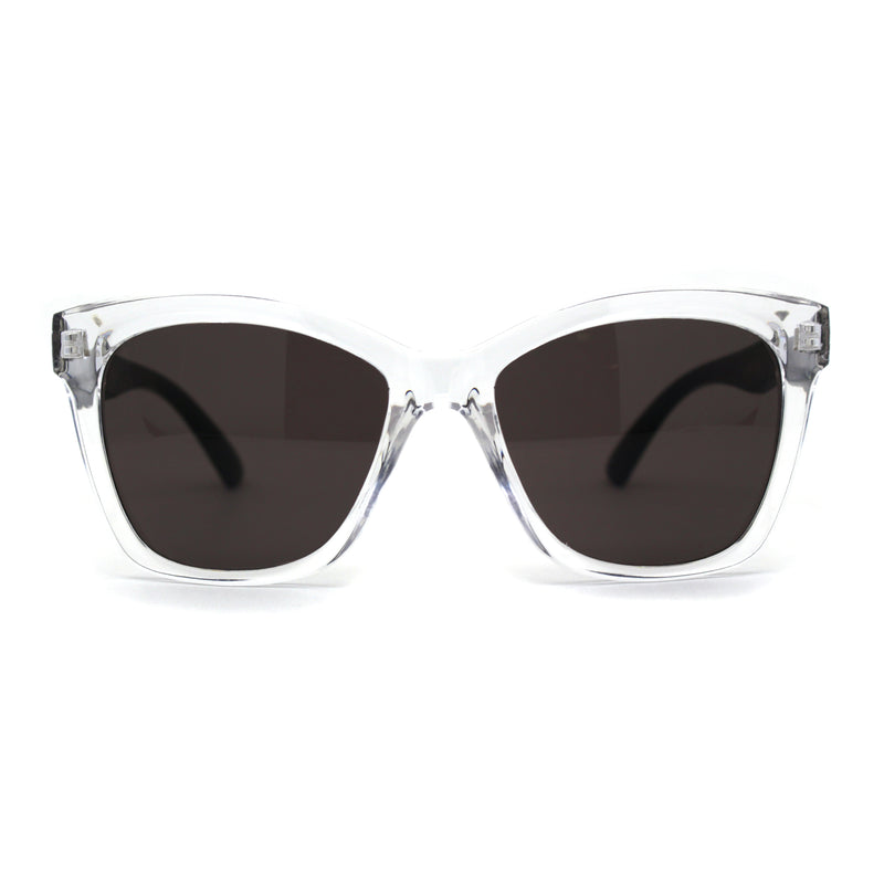 Classic 90s Womens Horn Rim Plastic Designer Sunglasses