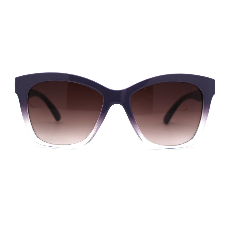 Classic 90s Womens Horn Rim Plastic Designer Sunglasses