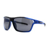 Xloop Mens Sport Wrap Around Rectangular Plastic Sunglasses