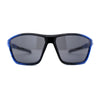 Xloop Mens Sport Wrap Around Rectangular Plastic Sunglasses