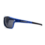 Xloop Mens Sport Wrap Around Rectangular Plastic Sunglasses