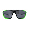 Xloop Mens Sport Wrap Around Rectangular Plastic Sunglasses