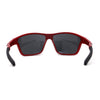 Xloop Mens Sport Wrap Around Rectangular Plastic Sunglasses