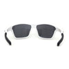 Xloop Mens Sport Wrap Around Rectangular Plastic Sunglasses