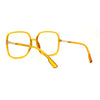 Womens 90s Oversize Rectangular Butterfly Clear Lens Eyeglasses