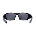 Mens Xloop Thick Temple Sport Biker Wrap Sunglasses