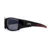 Mens Xloop Thick Temple Sport Biker Wrap Sunglasses