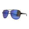 Mens Xloop 90s Classic Officer Cop Sport Rectangle Metal Sunglasses