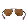 Mens Xloop 90s Classic Officer Cop Sport Rectangle Metal Sunglasses