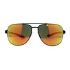 Mens Xloop 90s Classic Officer Cop Sport Rectangle Metal Sunglasses