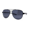 Mens Xloop 90s Classic Officer Cop Sport Rectangle Metal Sunglasses