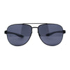 Mens Xloop 90s Classic Officer Cop Sport Rectangle Metal Sunglasses