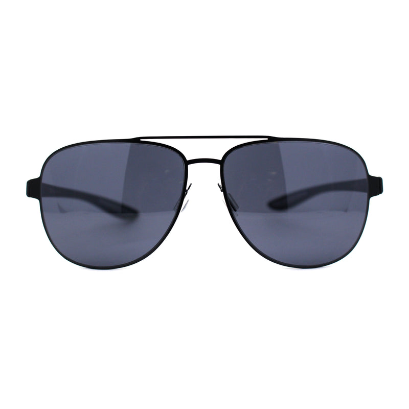 Mens Xloop 90s Classic Officer Cop Sport Rectangle Metal Sunglasses