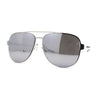 Mens Xloop 90s Classic Officer Cop Sport Rectangle Metal Sunglasses