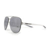 Mens Xloop 90s Classic Officer Cop Sport Rectangle Metal Sunglasses