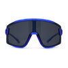 Mens Exposed Lens Oversize Shield Sport Plastic Sunglasses