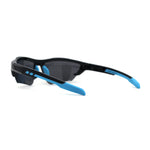 Mens Premium Polarized Lens Warp Around Aerodynamic Sport Sunglasses