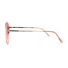 Womens Metal Rim Butterfly Half Rim Chic Sunglasses