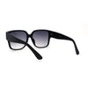 Womens Large Thick Plastic Horn Rim Retro Chic Sunglasses