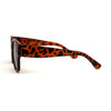 Womens Large Thick Plastic Horn Rim Retro Chic Sunglasses