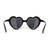 Girls Kids Size Pop Color Flip Up Heart Shape Plastic Sunglasses