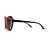 Girls Kids Size Pop Color Flip Up Heart Shape Plastic Sunglasses