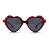 Girls Kids Size Pop Color Flip Up Heart Shape Plastic Sunglasses