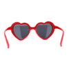 Girls Kids Size Pop Color Flip Up Heart Shape Plastic Sunglasses