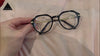 Fashionable Geometric Round Plastic 100% Blue Light Filtering Computer Eyeglasses