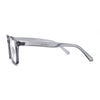 Rectangular Horn Rim Keyhole Plastic Blue Light Flitering Computer Glasses