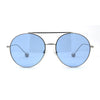 SA106 Round Double Bridge Metal Frame Airman Style Sunglasses