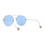 SA106 Round Double Bridge Metal Frame Airman Style Sunglasses