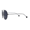 Womens Retro Round Double Bridge Metal Frame Boyfriend Style Sunglasses