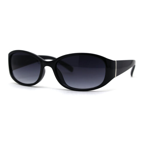 SA106 Womens Classy 90s Fashion Narrow Oval Plastic Sunglasses