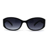 SA106 Womens Classy 90s Fashion Narrow Oval Plastic Sunglasses