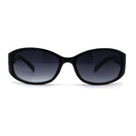 SA106 Womens Classy 90s Fashion Narrow Oval Plastic Sunglasses