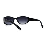 SA106 Womens Classy 90s Fashion Narrow Oval Plastic Sunglasses