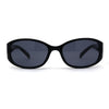 SA106 Womens Classy 90s Fashion Narrow Oval Plastic Sunglasses