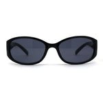 SA106 Womens Classy 90s Fashion Narrow Oval Plastic Sunglasses