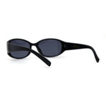 SA106 Womens Classy 90s Fashion Narrow Oval Plastic Sunglasses